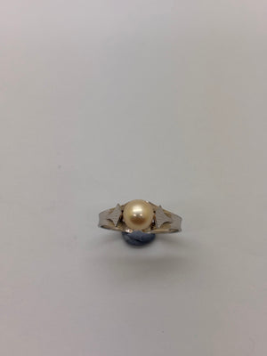 Solitaire en Or Blanc 18K Taille-54