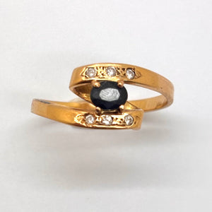 Bague en or jaune 18k -  2.94 G