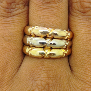 Bague en Or jaune, Or Rose, Or Blanc 18 carats