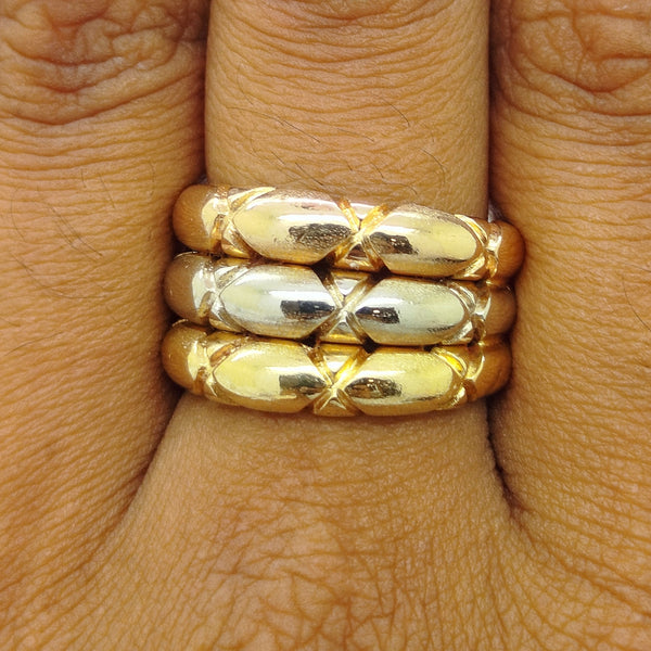 Bague en Or jaune, Or Rose, Or Blanc 18 carats