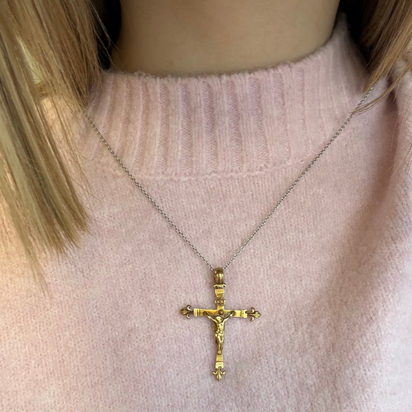 Pendentif Croix Or Jaune 18K - 5.17G
