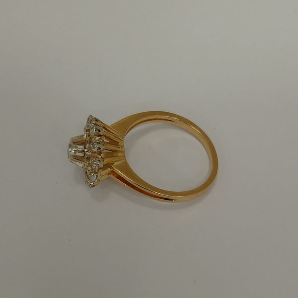 Bague en Or Jaune 18K Taille-55