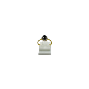 Bague Marguerite en or jaune 18 K avec diamants - 2.05 Grs