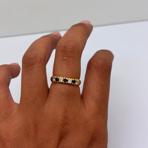 Bague en or jaune 18 carats Taille -57