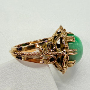 Bague Empierrée en Or Jaune 18k