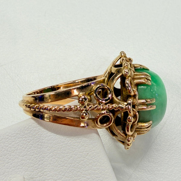 Bague Empierrée en Or Jaune 18k