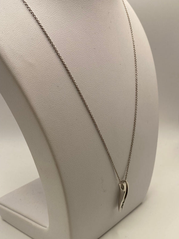Collier Princesse Or Blanc 18 K - 5 G
