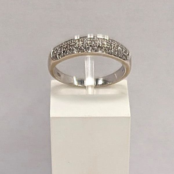 Bague en Or Blanc 18 K - Taille 55 - 3.94 G