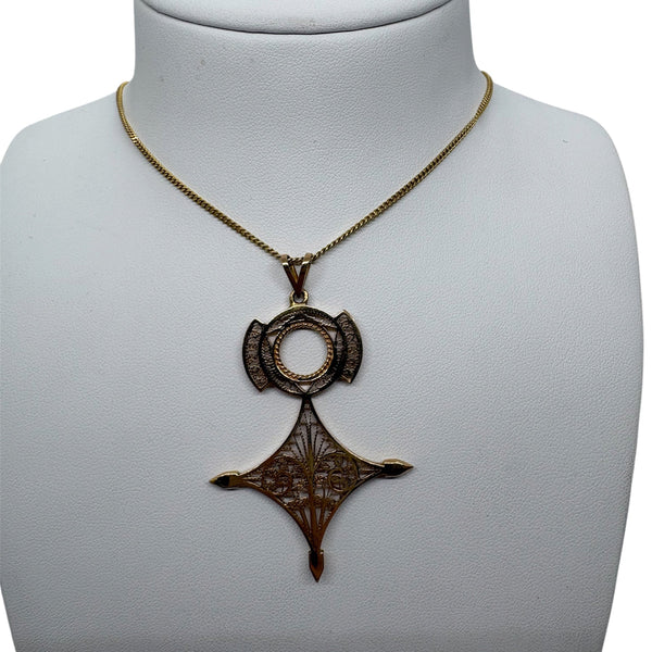 Pendentif Croix du Sud en Or Jaune 18 Carats