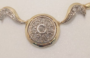 Collier Matinée en Or Jaune et Gris 18 K - 11.66 G