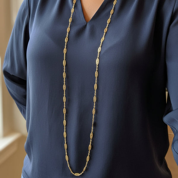 Collier Sautoir Or Jaune 18K