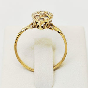 Bagues en Or Jaune 18 K Taille 52 - 3.16 G