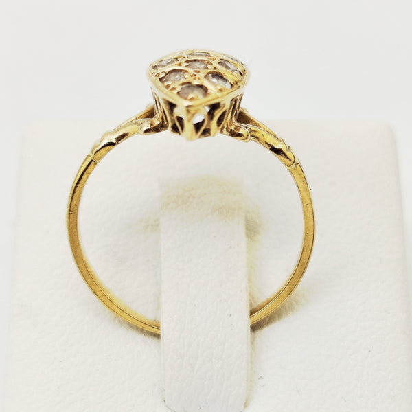 Bagues en Or Jaune 18 K Taille 52 - 3.16 G