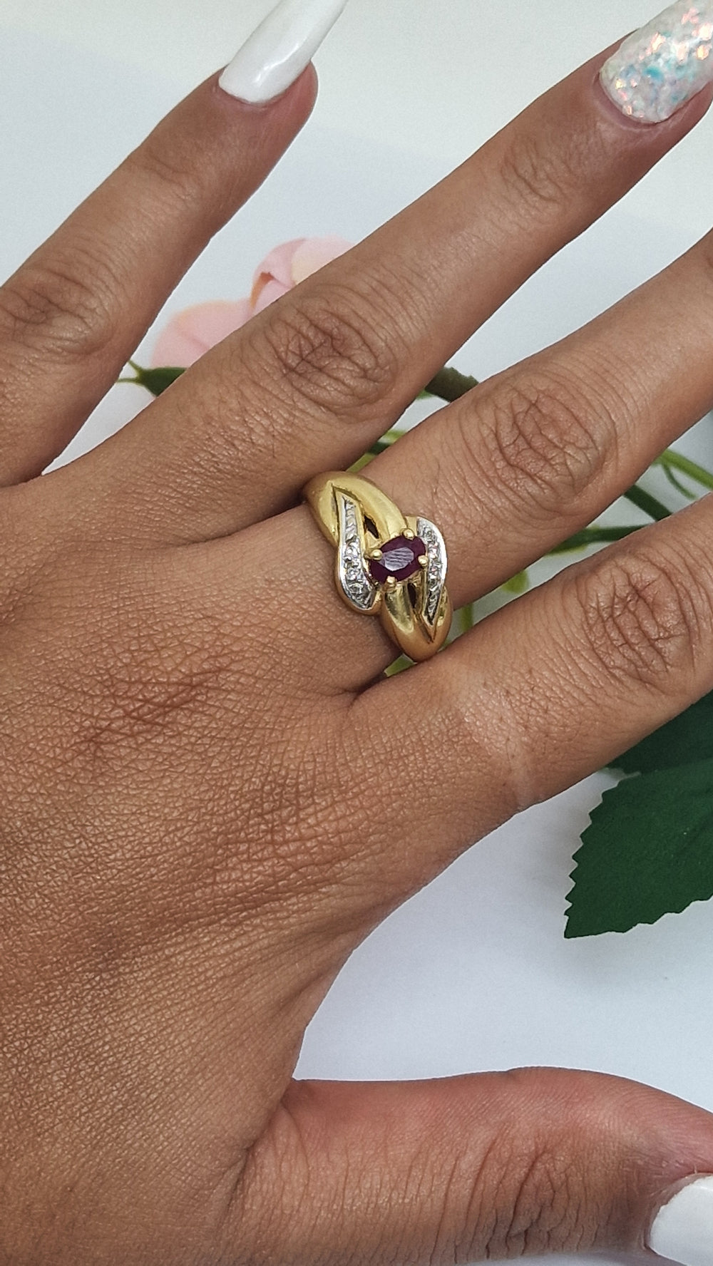 Bague en Or Jaune 18K Taille-57