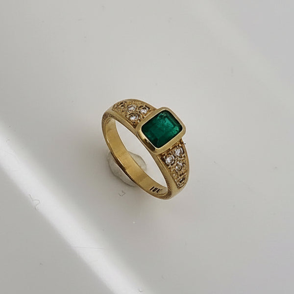 Bague en Or Jaune 18 K - Taille 54