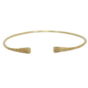 Bracelet Jonc Malgache en Or Jaune 18K