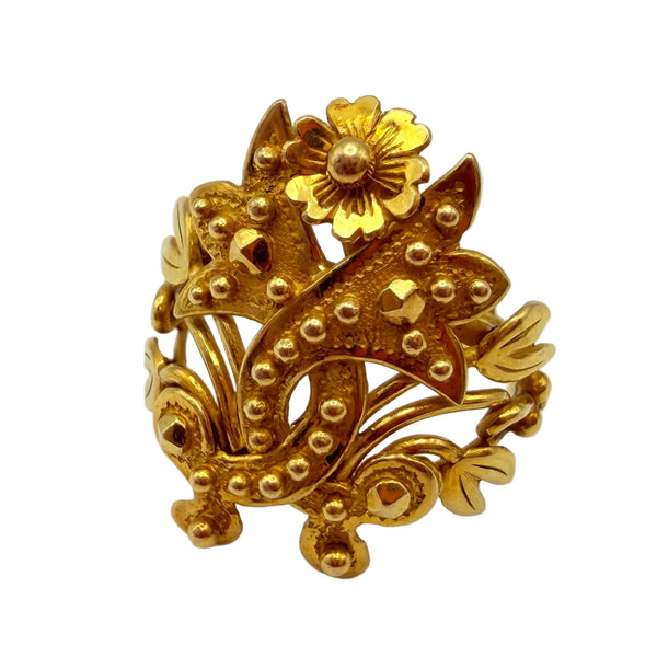Bagues fantaisie en Or Jaune 18K