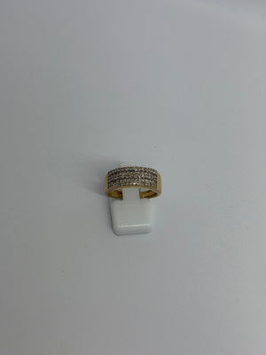 Bague en Or Jaune 18K - Taile 55 - 5.40 Grs