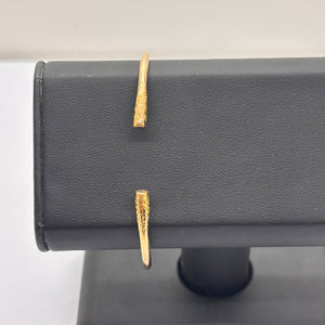 Bracelet Jonc Or Jaune 750/1000 18 Carats 14.03 Grs