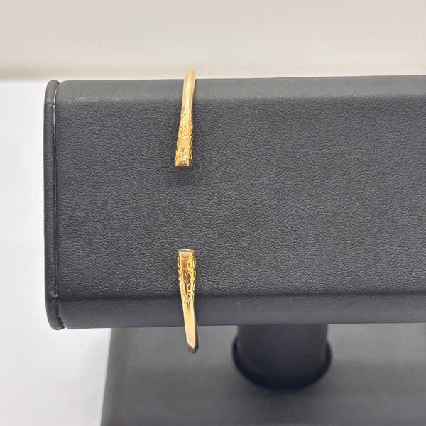 Bracelet Jonc Or Jaune 750/1000 18 Carats 14.03 Grs