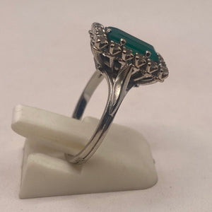 Bague en Or Gris 18K - Taille 52