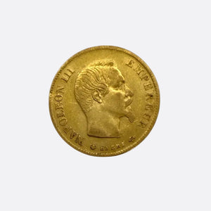 Pièce 10 Francs Napoléon III Or Jaune 20k - 3.19G