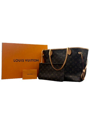 Sac à main Louis Vuitton Nerverfull MM en cuir marron