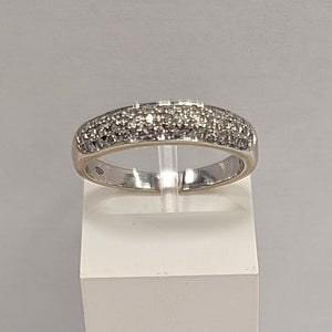 Bague en Or Blanc 18 K - Taille 55 - 3.94 G