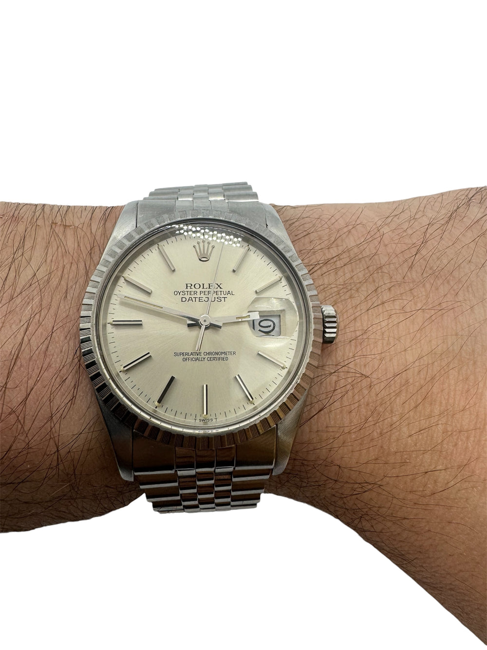 Montre Rolex DateJust 1983 en Or, Acier Champagne Jubilee