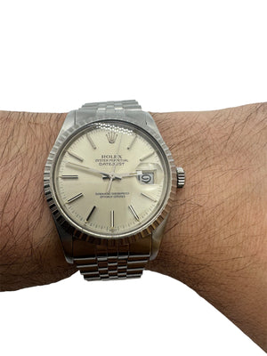 Montre Rolex DateJust 1983 en Or, Acier Champagne Jubilee