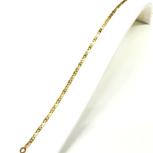 Bracelet Chaine de Cheville en Or Jaune 18K - 2.51g