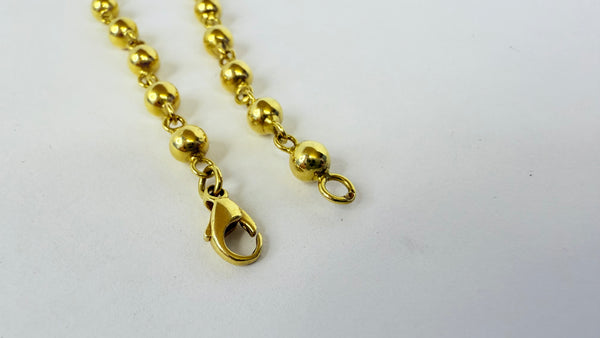 Collier Princesse en Or Jaune 18K Lg44
