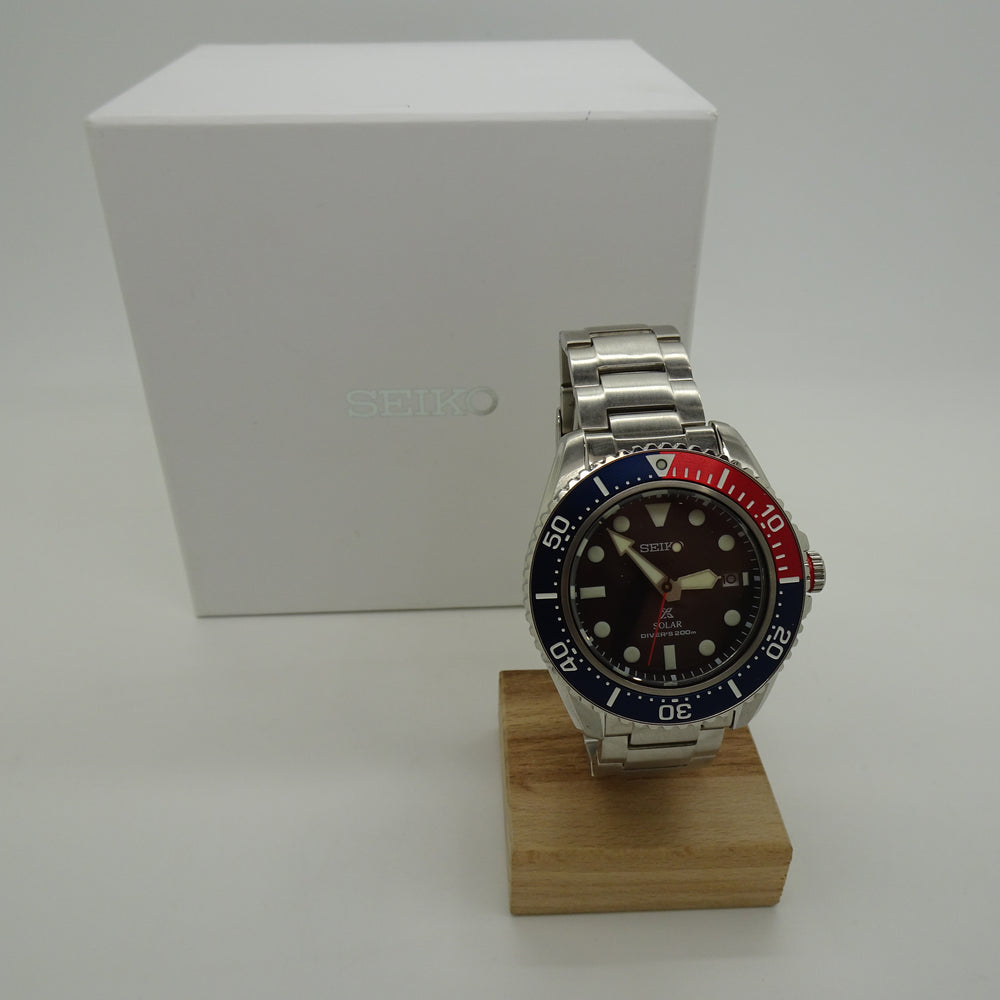 Montre Seiko Prospex Solaire Diver's 2018 en très bon état
