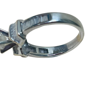 Bague en Or Blanc 18K Taille-51
