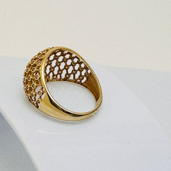 Bague en Or Jaune 18K Taille-58