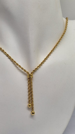 Collier Maille Torsadé Or 18K - 5.80g