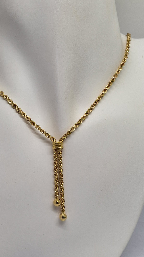 Collier Maille Torsadé Or 18K - 5.80g