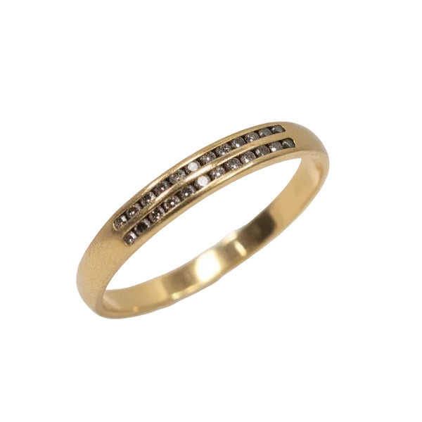 Bague Jonc en Or Jaune 18K - Taille 48 - 3.26G