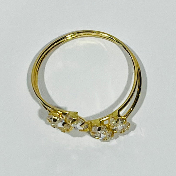 Bague en Or Jaune 18 K - Taille 56 - 1.40 G
