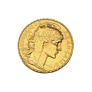 Pièce Or 20 Francs Coq Marianne – 20 Carats