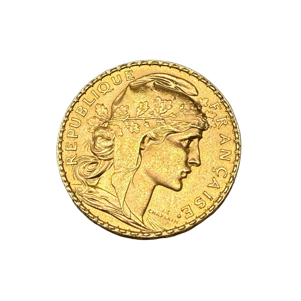 Pièce Or 20 Francs Coq Marianne – 20 Carats