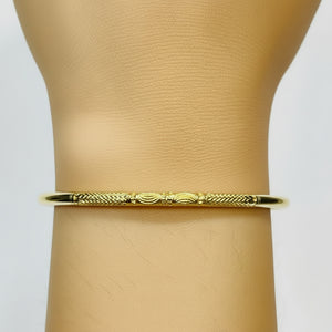 Bracelet Jonc Or Jaune 18K - 20.13 Grs