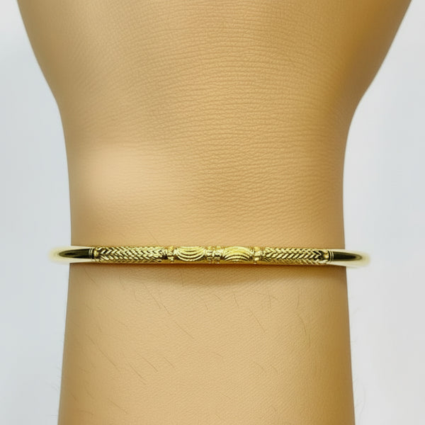 Bracelet Jonc Or Jaune 18K - 20.13 Grs