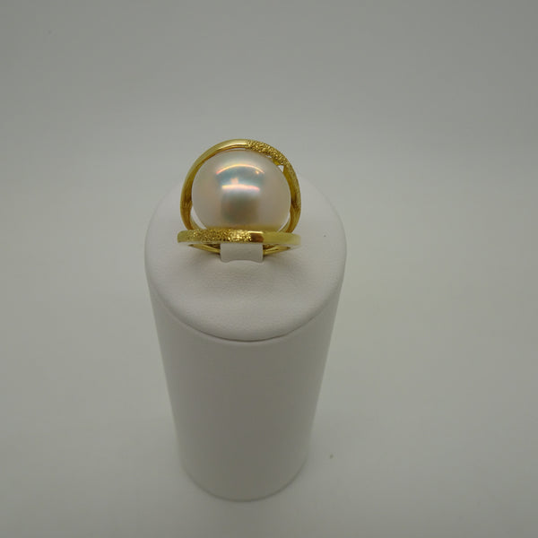 Bague Or Jaune 18K Taille-54