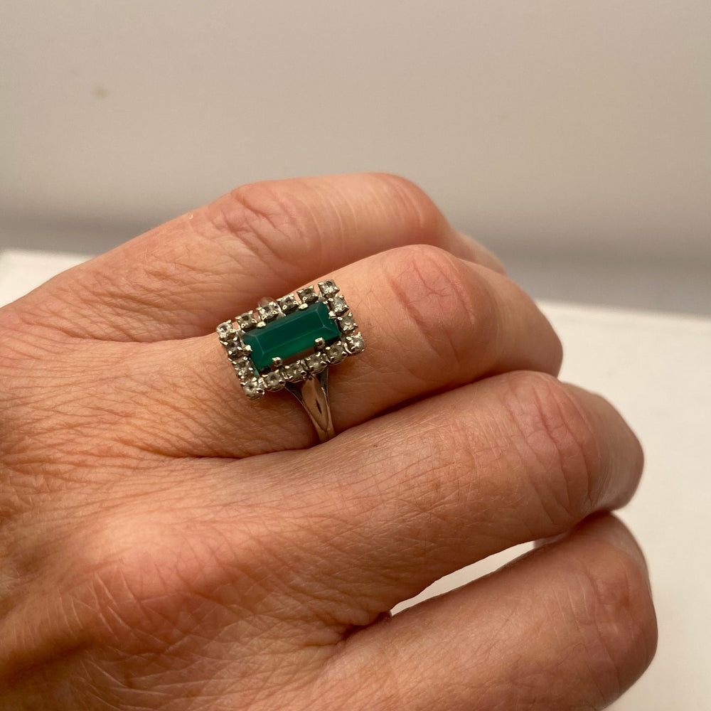 Bague en Or Gris 18K - Taille 52