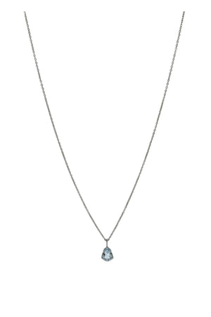 Collier maille Forçat en Or Blanc - 2.90 Grs - 47 Cm