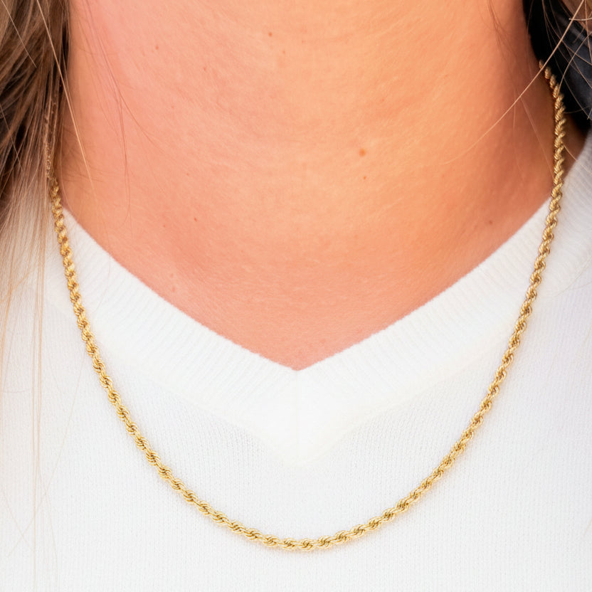 Collier Ras du Cou Or Jaune 18 K - 4.08 G