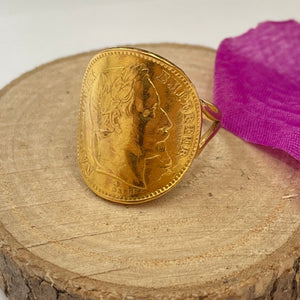 Bague en Or jaune 18K Taille-58