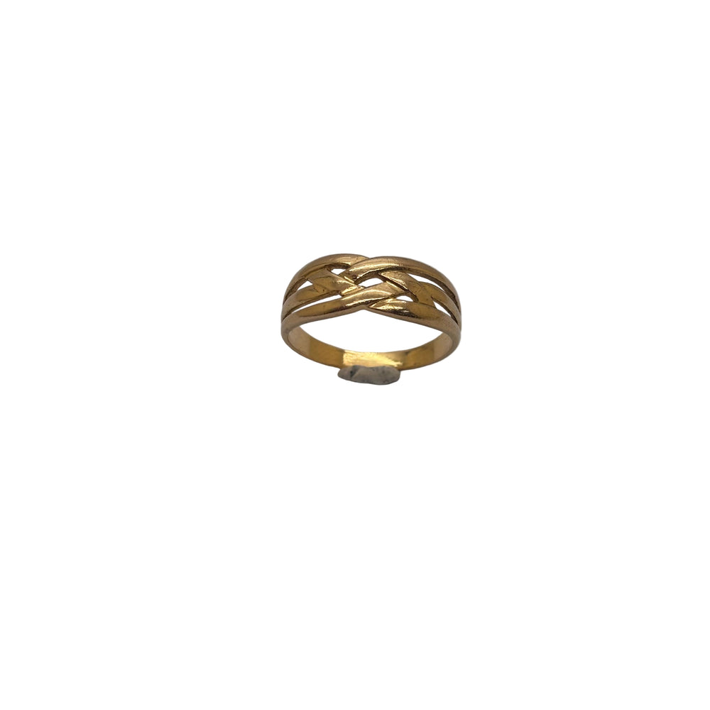 Bague Alliance Or Jaune 18 Carats  Taille -53