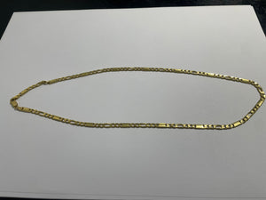 Collier en or jaune figaro 18K 22.8 Grs